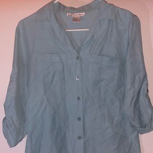 DressBarn Sky Blue Button Down